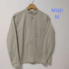 MUJI 無印良品 オックススタンドカラーシャツ　サイズM