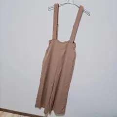 ベージュ サロペット オールインワン