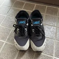 ASICS GEL スニーカー ブラック グレー　ゲル