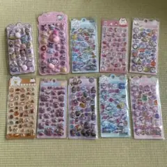 ま*な様 【厳選10枚キャラクターシール】ウォーター　ボンドロ　プレゼント　女の