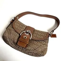Coach Signature Soho Flap Shoulder Bag