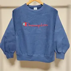 Champion　リバースウィーブトレーナー　ネイビー　M　フェード　青単タグ