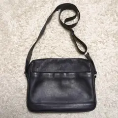 希少 極美品 ダンヒル ラゲッジキャンバス ショルダーバッグ レザー ブラック dunhill メンズショルダーバッグ｜バッグ｜ファッション