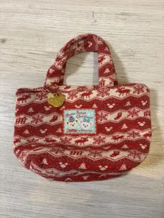 ディズニー　トートバッグ　ダッフィー　ホームスイートクリスマス