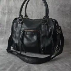 y2k archive 00s leather bag ブラック バッグ