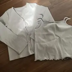 キャサリンコテージ⭐︎ライトグレー⭐︎カーディガン&キャミソール⭐︎150cm