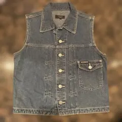 COMME CA ISM デニムベスト Lサイズ