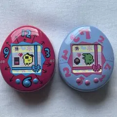 【新品未開封】たまごっちチョコ缶 まめっち　くちぱっち　2個セット