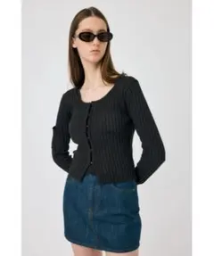 【MOUSSY】RIB KNIT カーディガン & タンクトップ