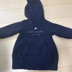 kate spade ネイビー フード付きパーカー