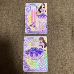 アイカツ！ アイカツ アンコール パープルステージコーデ 2枚セット
