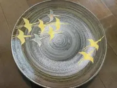 有田焼　利左工門作　10号皿　大皿　新品未使用　現川焼　箱あり