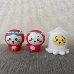 【ちいかわ たこ焼きフィギュア3点セット】ちいかわ/ハチワレ/うさぎ/まとめ売り