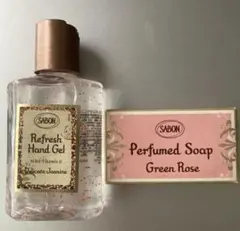 SABON リフレッシュハンドジェル80ml ＆ソープ グリーン・ローズ セットのサムネイル