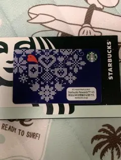 Starbucks ギフトカード 雪の結晶デザイン　クロスステッチ　残高なしのサムネイル