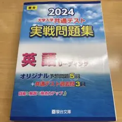 2024 大学入試 英語 リーディング 実戦問題集 駿台文庫