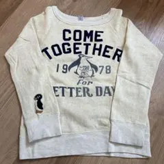 UNITED ペンギン刺繍 トレーナー　デニムダンガリー