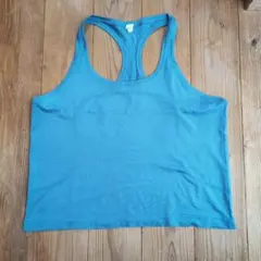 lululemon レーサーバック タンクトップ ブルー　size16