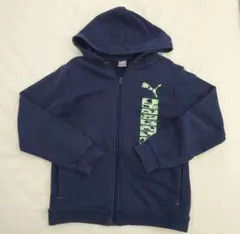 Puma ネイビー フード付きパーカー