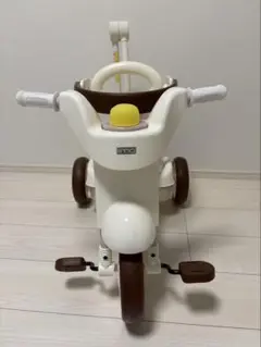 iimo 三輪車 ホワイト ブラウンのサムネイル