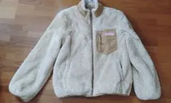フリースジャケット クリーム色 150cm