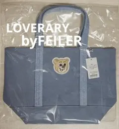 新品未使用】FEILER ワッペントートバッグ オールドテディ ピンクLL