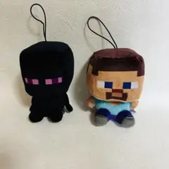 Minecraft ぬいぐるみ マスコット エンダーマン スティーブ
