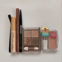 セザンヌ キャンメイク セット アイシャドウ アイライナー アイブロウ チーク