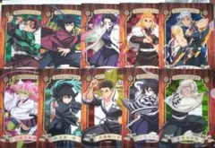 鬼滅の刃　ミニクリアファイルガム　全10種　コンプリート