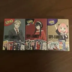 SPY×FAMILY UNOカード 3個セット　ハッピーセット