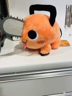 チェンソーマン 背中に乗るポチタぬいぐるみ　舌出し
