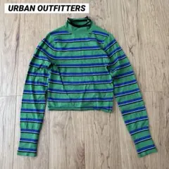 URBAN OUTFITTERS ボーダー タートルネック ニット Sのサムネイル