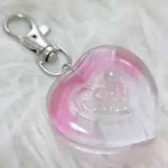 クリアピンクダブルハートシェイカー