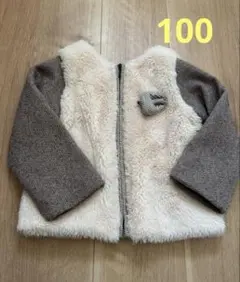 プチジャム ボアジャケット　100