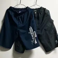 140cm 150cm Champion ハーフパンツ 2枚セット