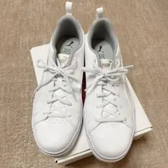 PUMA ホワイト スニーカー　ブレークポイント
