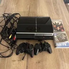 PlayStation 3 本体 コントローラー2個 ゲーム2本付き