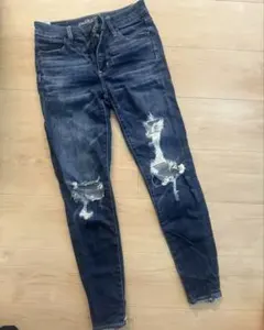 AmericanEagle ダメージデニムパンツ 【美品】