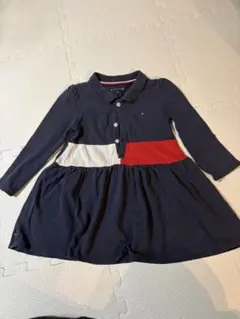 TOMMY HILFIGER ポロワンピース 長袖 ネイビーのサムネイル