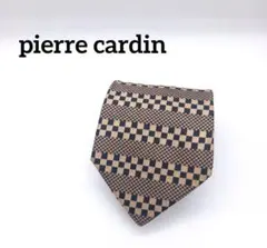 pierre cardin / ピエールカルダン　チェック　シルク　ネクタイ