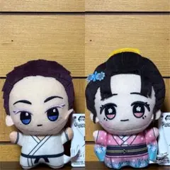 鬼滅の刃 ちびぐるみ vol.6 狛治 恋雪 2体セット ぬいぐるみ 猗窩座