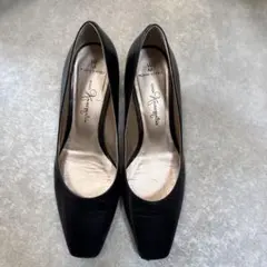 カネマツ　パンプス　黒　23.5