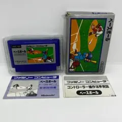 ベースボール 箱・説明書付き ファミコン