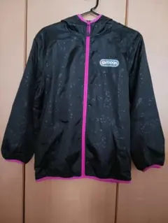 OUTDOOR フード付きジャケット 150サイズ ブラック/ピンク