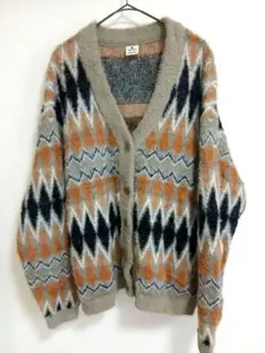 niko and ... 総柄カーディガン ヴィンテージ