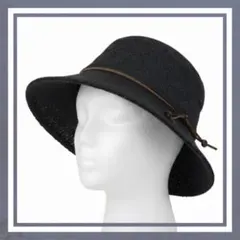 レディース 帽子 ブラック Sサイズ