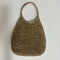 ANTEPRIMAゴールド ビーズ ハンドバッグのサムネイル
