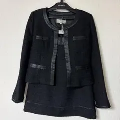 エスプリミュールESPRITMURブラック ジャケットとスカートのセットアップ