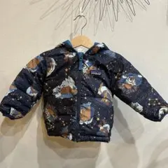 Patagonia パタゴニア　フード付きリバーシブルダウン　星柄　ギャラクシー