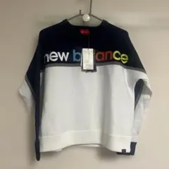 new balance カラフルロゴセーター M